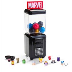 FAO Schwarz Marvel Toy Vending Machine Throwback Play Market Stand - 13pk
