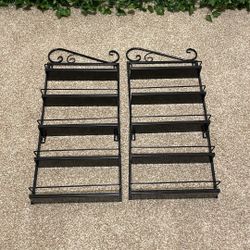 $10 For 2 Black Hanging Racks