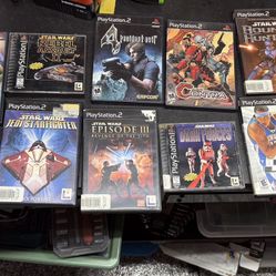 PS2 And PS1 Games - Many Star Wars Games Send Offer