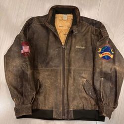 Reebok Vintage Leather Limited Edition Jacket - Mens XL -  Global Awareness Rare