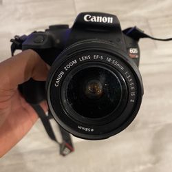 Canon Rebel T7 + Canon lens 