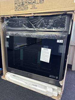 LG Black Stainless 30” AirFry Wall Oven 