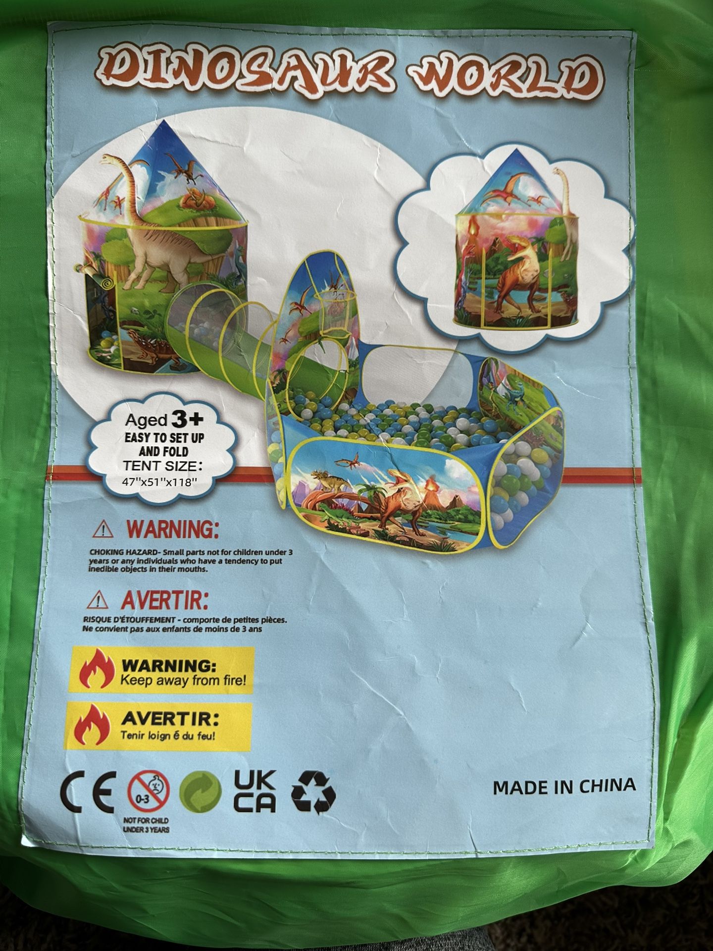 Dinosaur Play Tent
