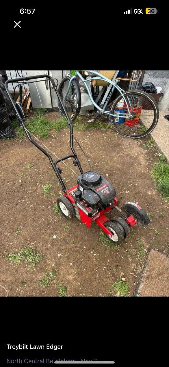 troybilt edger