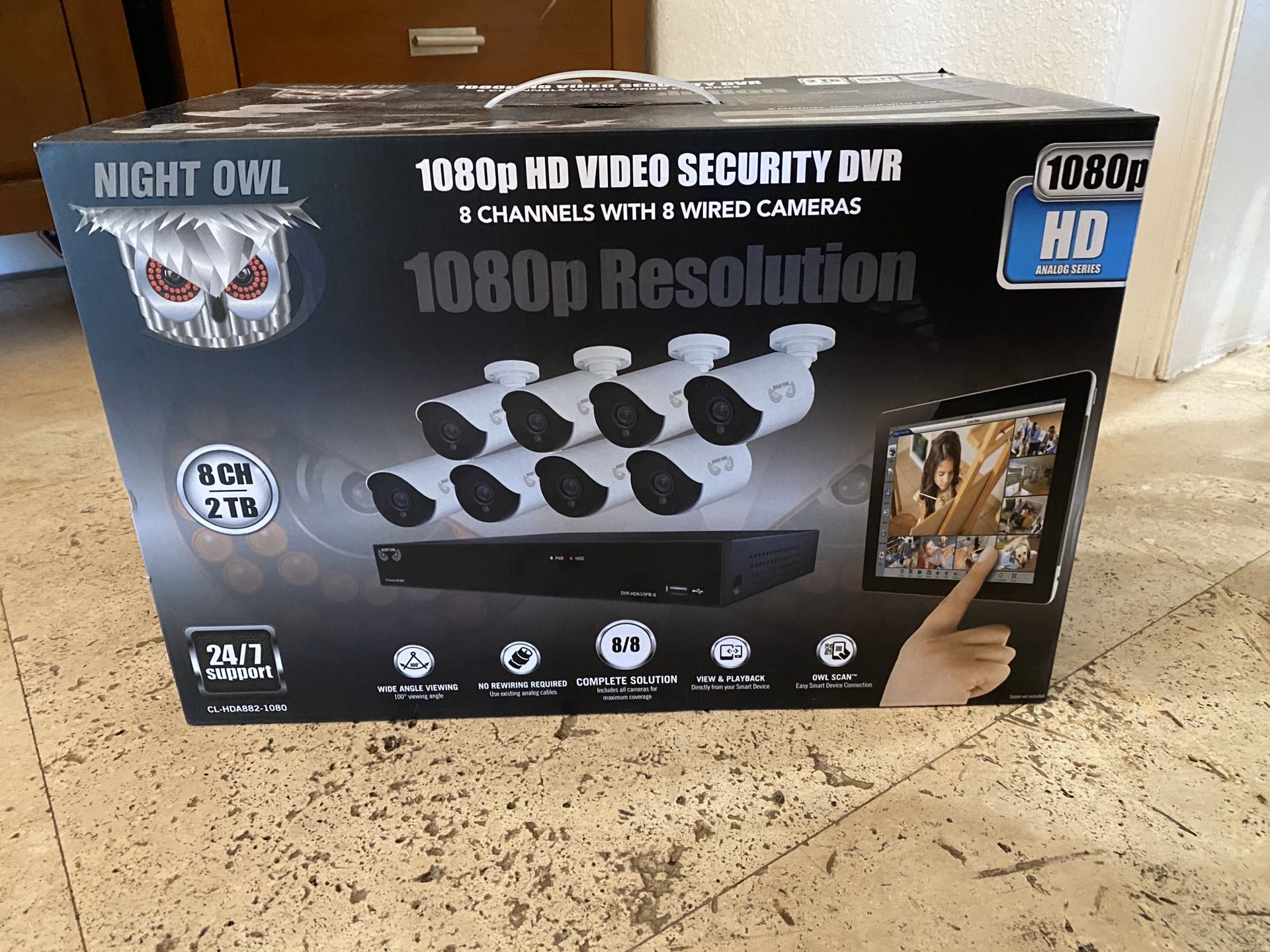 1080p HD Night Owl video security camera and DVR