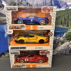 2017 Ford GT 1:24 Jada Big Time Muscle Diecast Cars. New Unopened. $25.00 each 