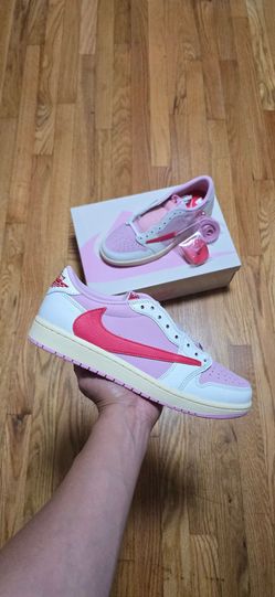 Selling Brand New Travis Scott X AJ1 Low Tropical pink size 9.5M $350