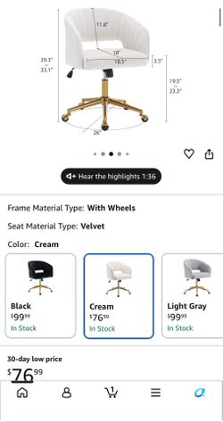 Vanity chair