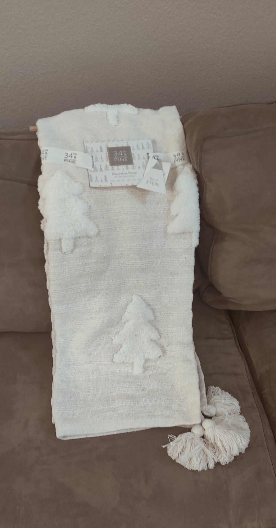 34th And Pine White Christmas Tree Throw Blanket Tik Tok