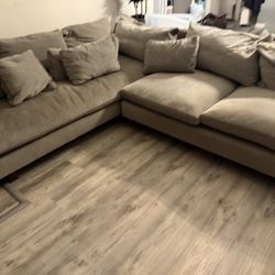 West elm sectional Couch 