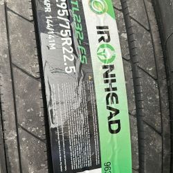 Brand New Truck Steer Tires 295 / 75R /  22.5