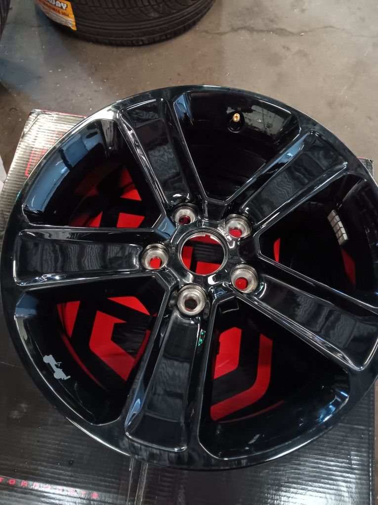 Set of 5~18×7.5" Black Aluminum Wheels Jeep Wrangler/Gladiator