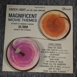 Enoch Light Light Brigade Magnificent Movie Themes Vinyl LP Command RS887SD