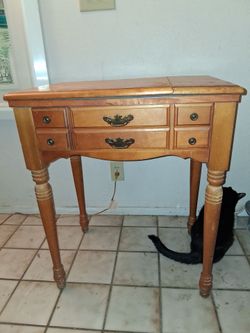 Antique Sewing Table (No Machine) Tropicana & Pecos