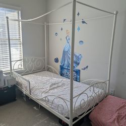 Princess Bed With Free Canopy 
