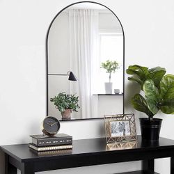 20x30 Inch Metal Framed Arched Mirror