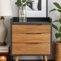 Mid-Century Modern 3-Drawer Chest – West Elm