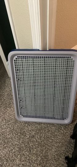 Indoor Dog Potty Training Tray with Grid