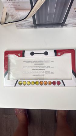 Baymax license plate frame