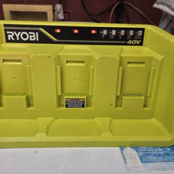RYOBI 40V Lithium-Ion 3-Port Charger