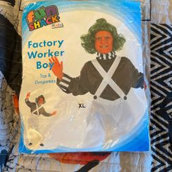 Charlie And The Chocolate Factory Factory Worker Oompa Loompa Costume Halloween
