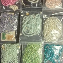 Vintage Lee Wards Plastic Beads 5mm