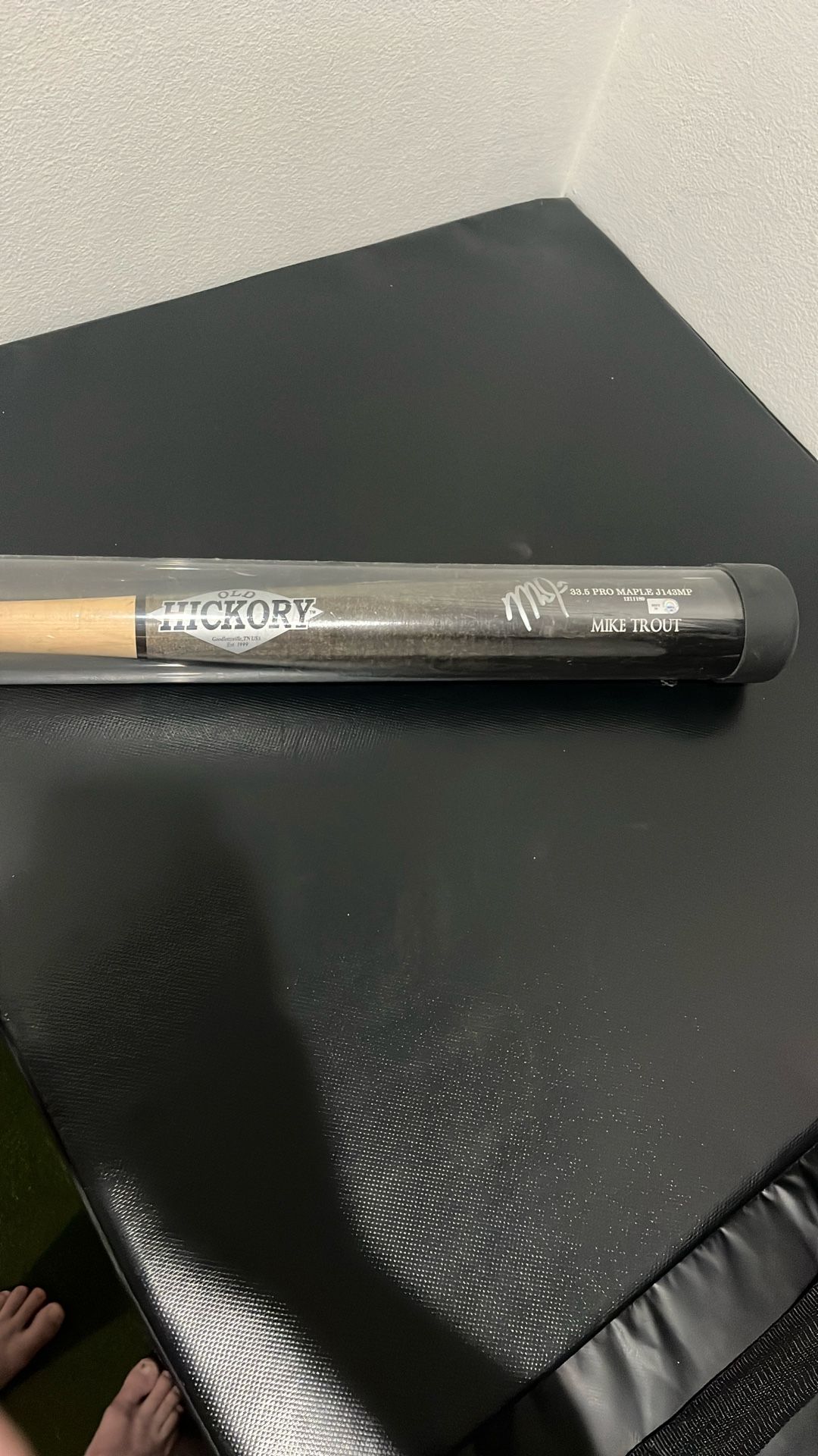 Mike Trout Signed Bat