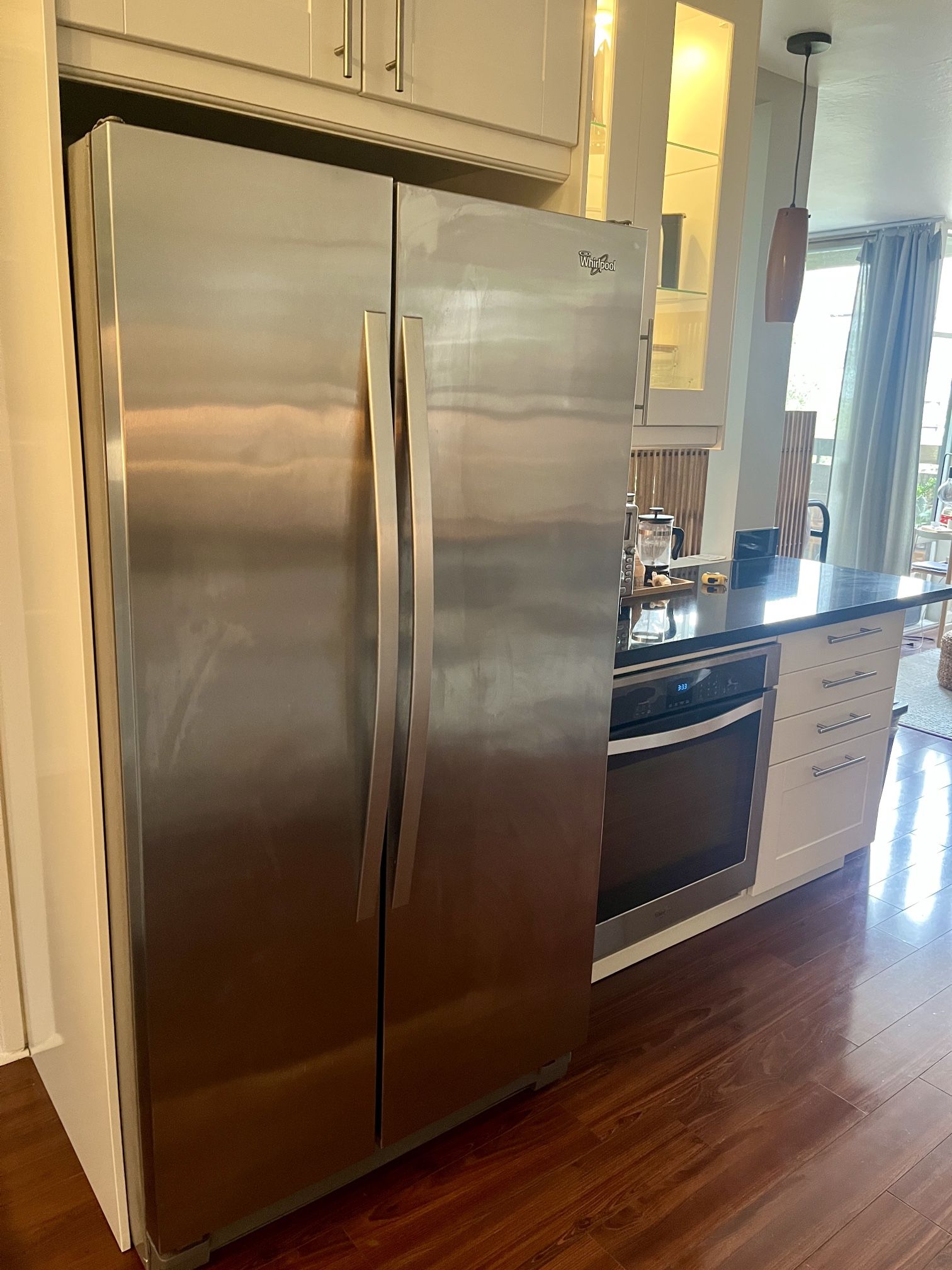 Whirlpool 36” Fridge And Freezer