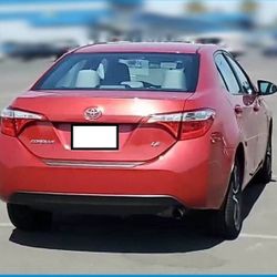 Toyota Corolla Trunk And Rear Bumper Cover