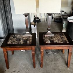 End Tables and Lamps!