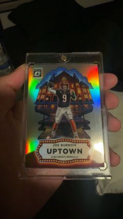 Joe Burrow 2025 Optic #12 Uptowns /(SSP) RAW