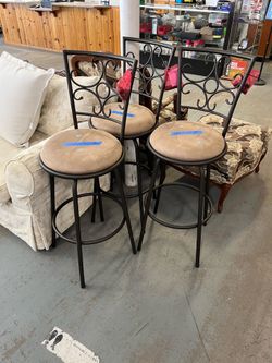 Metal Counter Height Bar Stools