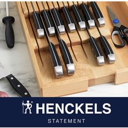 Henkel Oak Drawer Knife Storage/organizer 