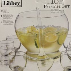 Punch Bowl & Cups