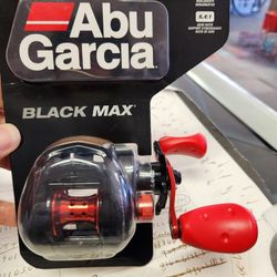 Abu Garcia Black Max Baitcast Reel.