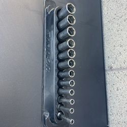 Snap On 1/4 Inch Deep Socket Set 15-5 