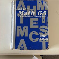Used Saxon math 65 Workbook 