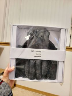 New  Men Winter Hat & Gloves Gift Set
