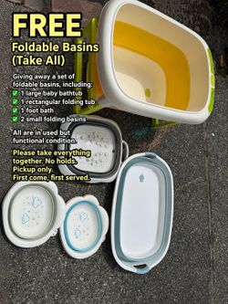 Free Foldable Basins