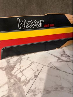 Klever Skateboards Smart Bomb Long Board with Independent Truck Co Trucks and Blood Orange Morgan Pro Series Wheels