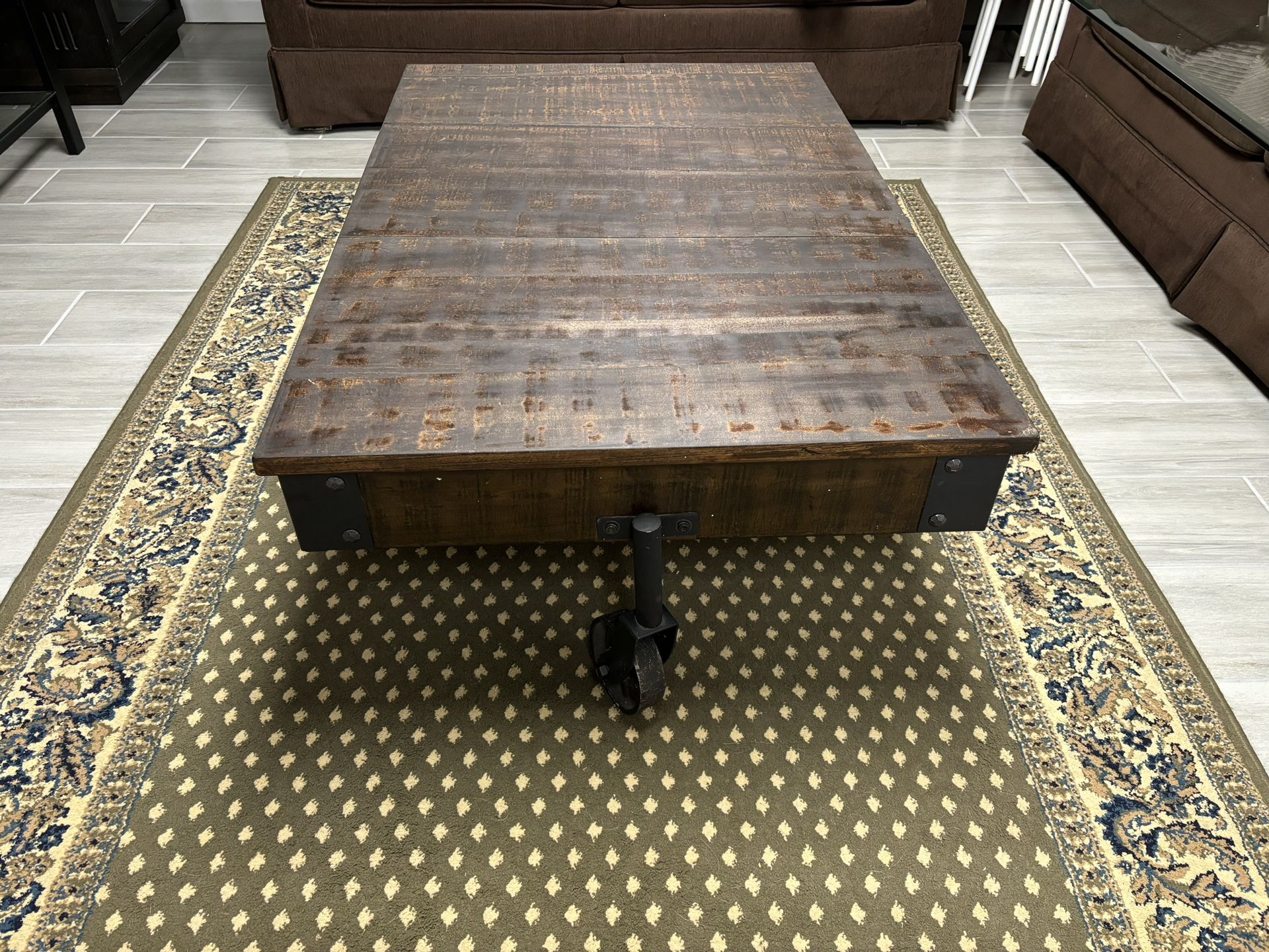 Rustic Wood Coffee Table