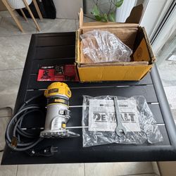 DEWALT ROUTER  new 
