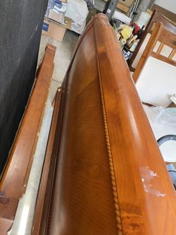 Queen Size Real Hard Wood Bed Frame
