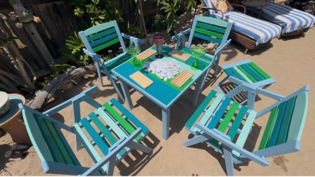 Vibrant Teak Outdoor Patio Set