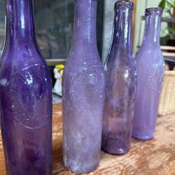  Antique Amethyst H Jones & Co Ltd Hobart / Sydney Australia IXL Purple Glass Bottle | Purple From Sun Exposure SCA Australian 