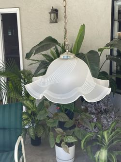 Vintage Murano Hand blown Fazzelotte Pendant Lamp