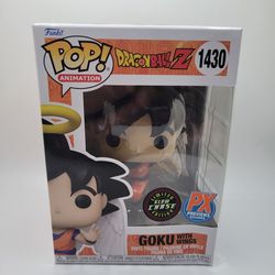 Dragon Ball Z Goku with Wings CHASE 1430 Funko Pop PX Sticker Not Mint