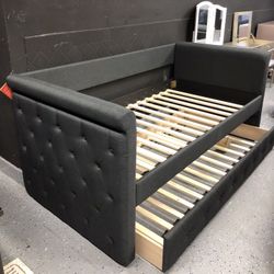 Twin Trundled Bed Frame Solid Wood New In The Box Daybed