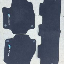 Black car mats (Hybrid Chrysler Pacifica van)