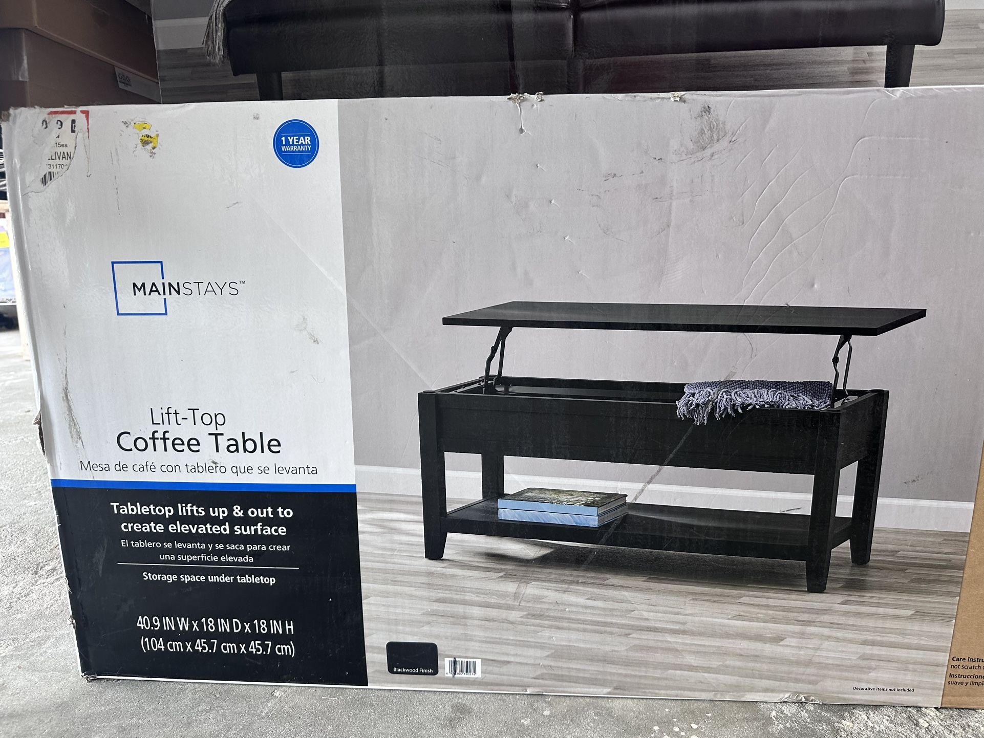 Lift Table Black- Brand New